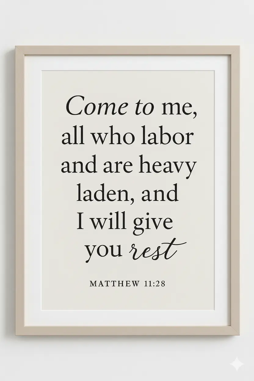 Tableau Verset – Minimaliste Arlestons